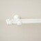 Barrote cortina metal EuroClassic DUO 2,5m + 3 soportes BLANCO