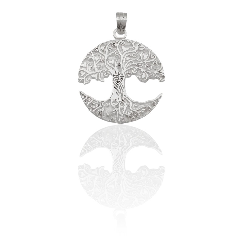 Dije Colgante Árbol de la Vida-Plata 925-Sin Piedra-CP3250 Sinpiedra
