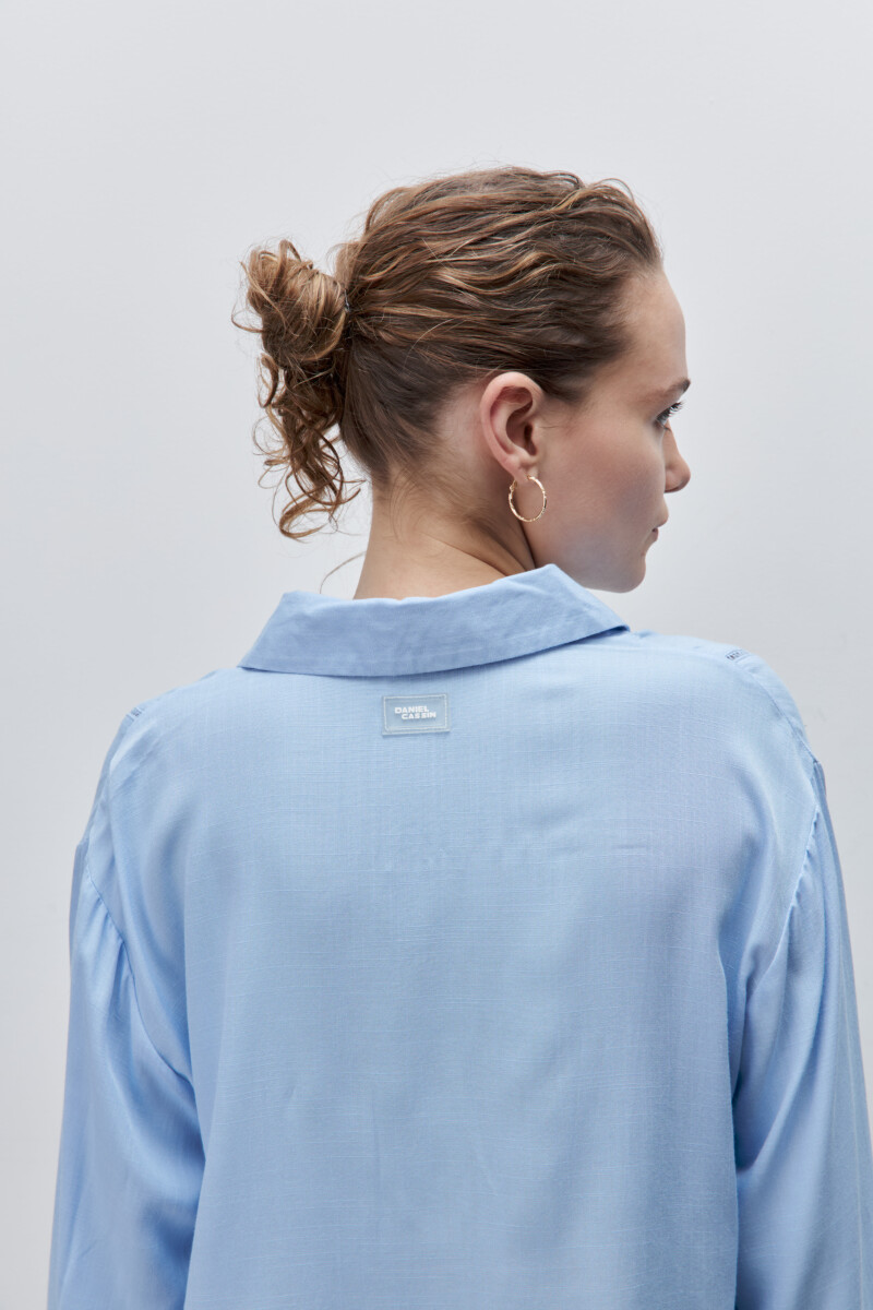 CAMISA YUKA Celeste