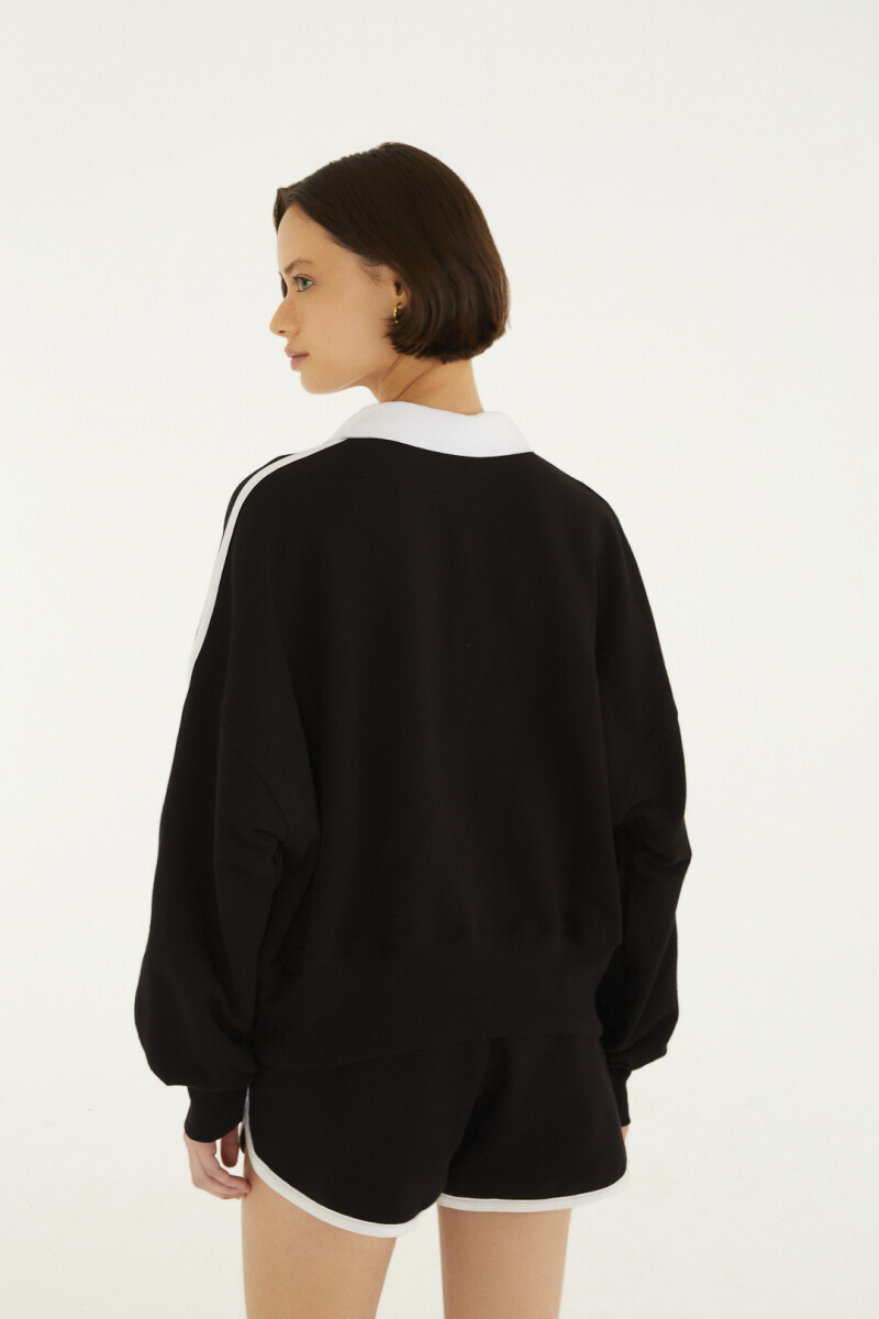 BUZO CON CUELLO Negro