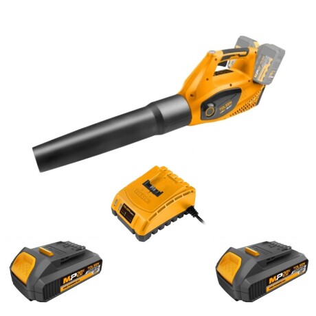 TOLSEN COMBO SOPLADOR LI-ION 20V 59M/S + 2 BATERIAS 2.0 & CA Tolsen Soplador Li-ion 20v 59m/s (*)