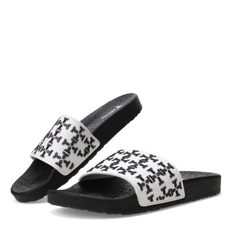 Sandalias de Hombre Tiffosi Boots Cruz Negro - Blanco