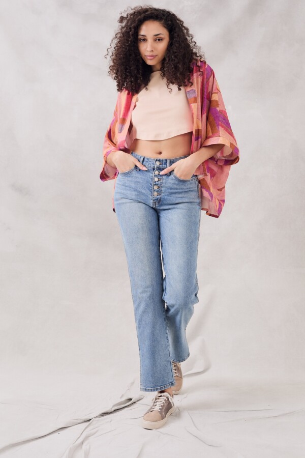 Kimono Print Multi