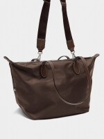 Bolso Shopper De Nylon L marron
