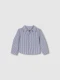 Camisa Oxford Rayas Petroleo Claro