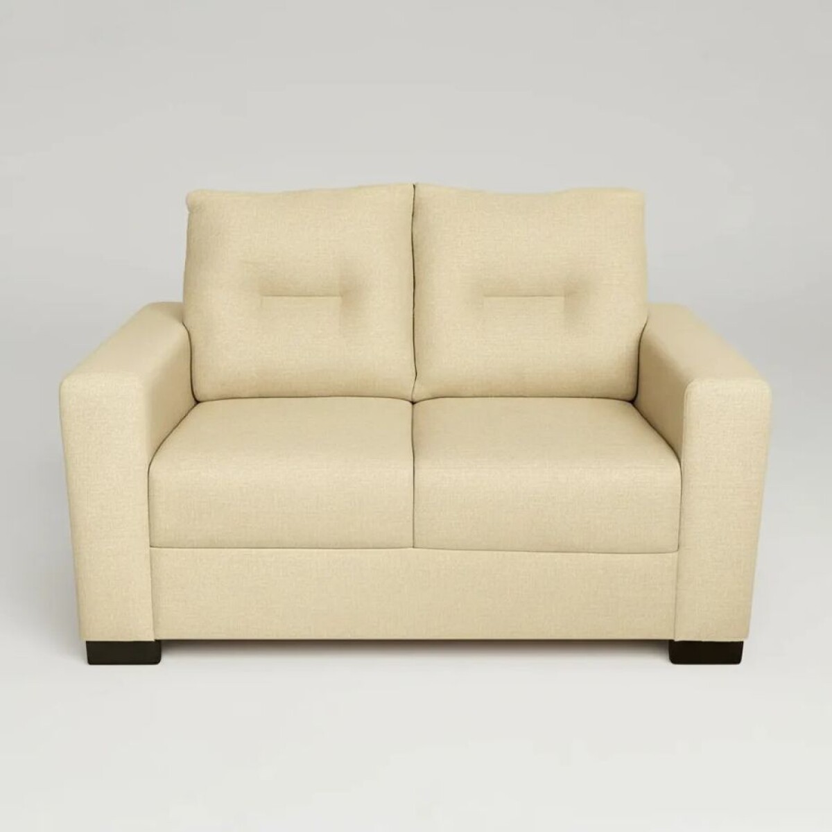 SOFA 2 CUERPOS - TAPIZADO TELA CLARA 