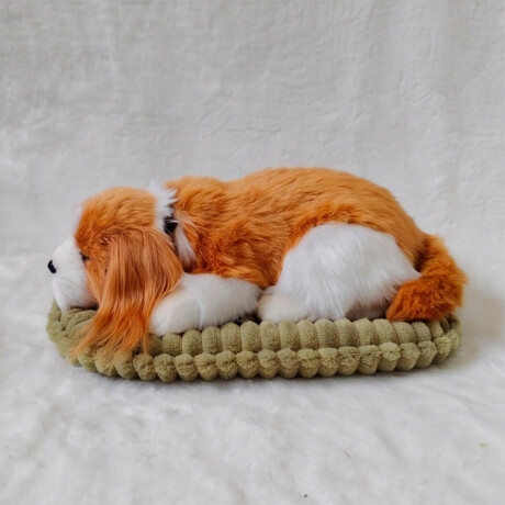 Peluche Respira Gato Perro C/Cama Mascota Sonido Perro