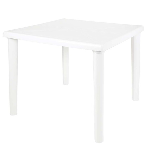MESA CUADRADA DESMONTABLE 82X82X71 BLANCO