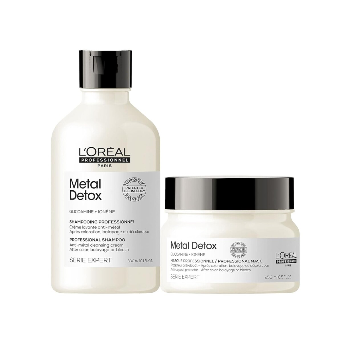 L´Oréal Professionnel Pack Metal Detox Shampoo 300 ml + Máscara 250 ml 