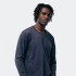 CAMISETA ML MASC PRETO MESCLA