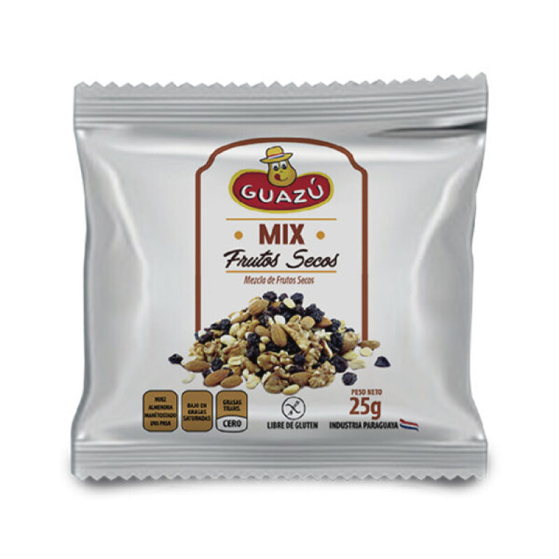 Guazu Mix de Frutos Secos 25g Guazu Mix de Frutos Secos 25g