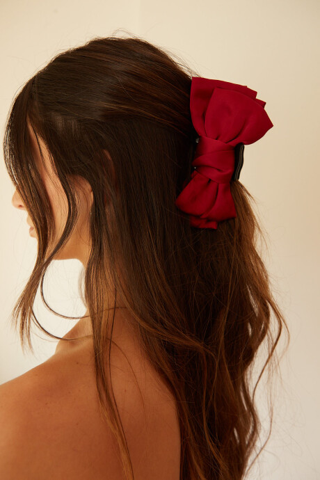 PINZA BOW BORDEAUX