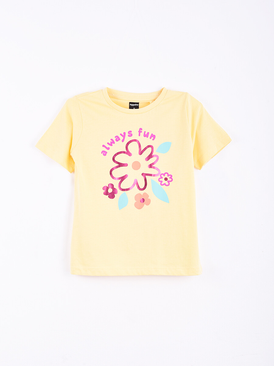 REMERA POLA - AMARILLO 