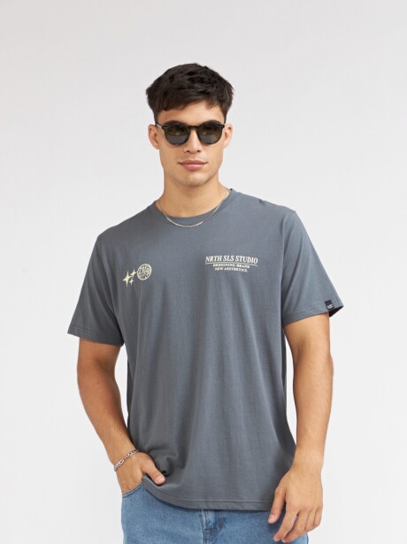 REMERA NS STUDIO AZUL PIEDRA