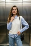 Chaleco con camisa integrada Chaleco con camisa integrada