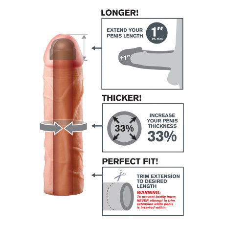 Perfect 1" Extension Fantasy X-Tensions Perfect 1" Extension Fantasy X-Tensions
