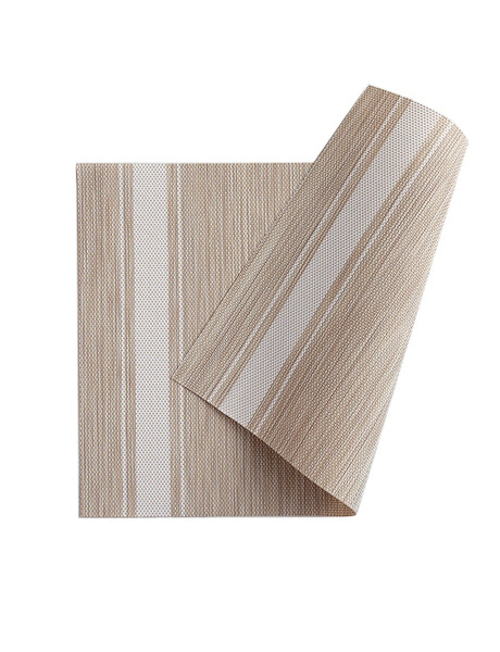 INDIVIDUAL PVC 45x30CM JASPEADO NATURAL/BLANCO INDIVIDUAL PVC 45x30CM JASPEADO NATURAL/BLANCO