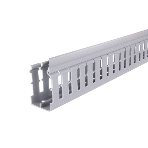 CABLECANAL 40X60MM GRIS RANURADO CABLECANAL 40X60MM GRIS RANURADO