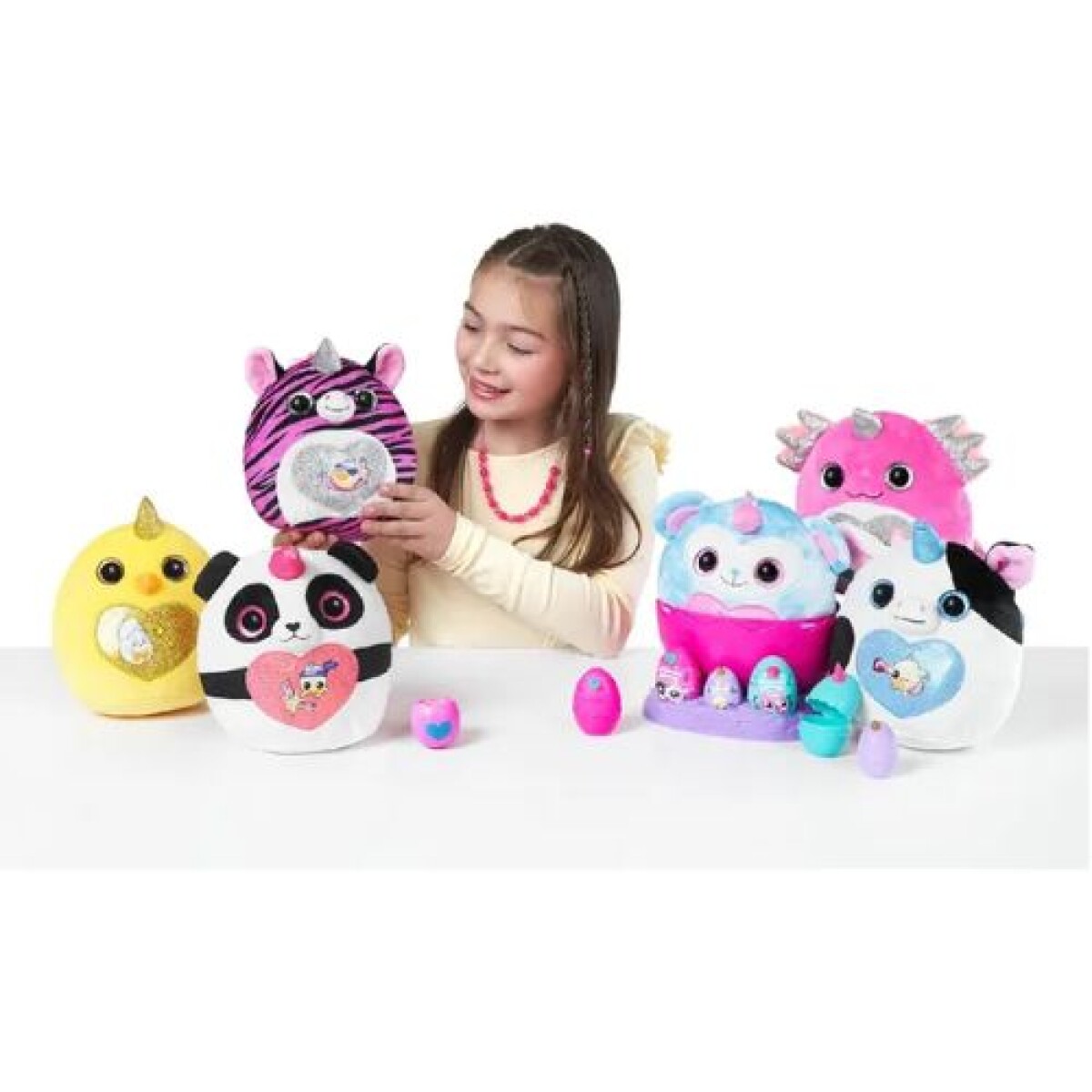 Eggzaniamini Peluches- Rainbocorns 