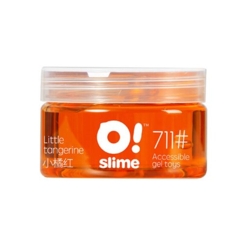 Slime Transparente 120ml Naranja