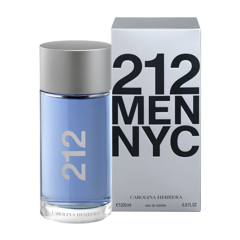Perfume Carolina Herrera 212 NYC Men EDT 200ml Para Hombre Aroma Amaderado Fresco Perfume Carolina Herrera 212 NYC Men EDT 200ml Para Hombre Aroma Amaderado Fresco