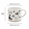 Mug de Ceramica 360Ml - Por Unidad Gatos
