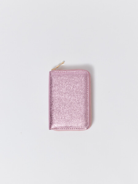 Billetera brillante Rosa