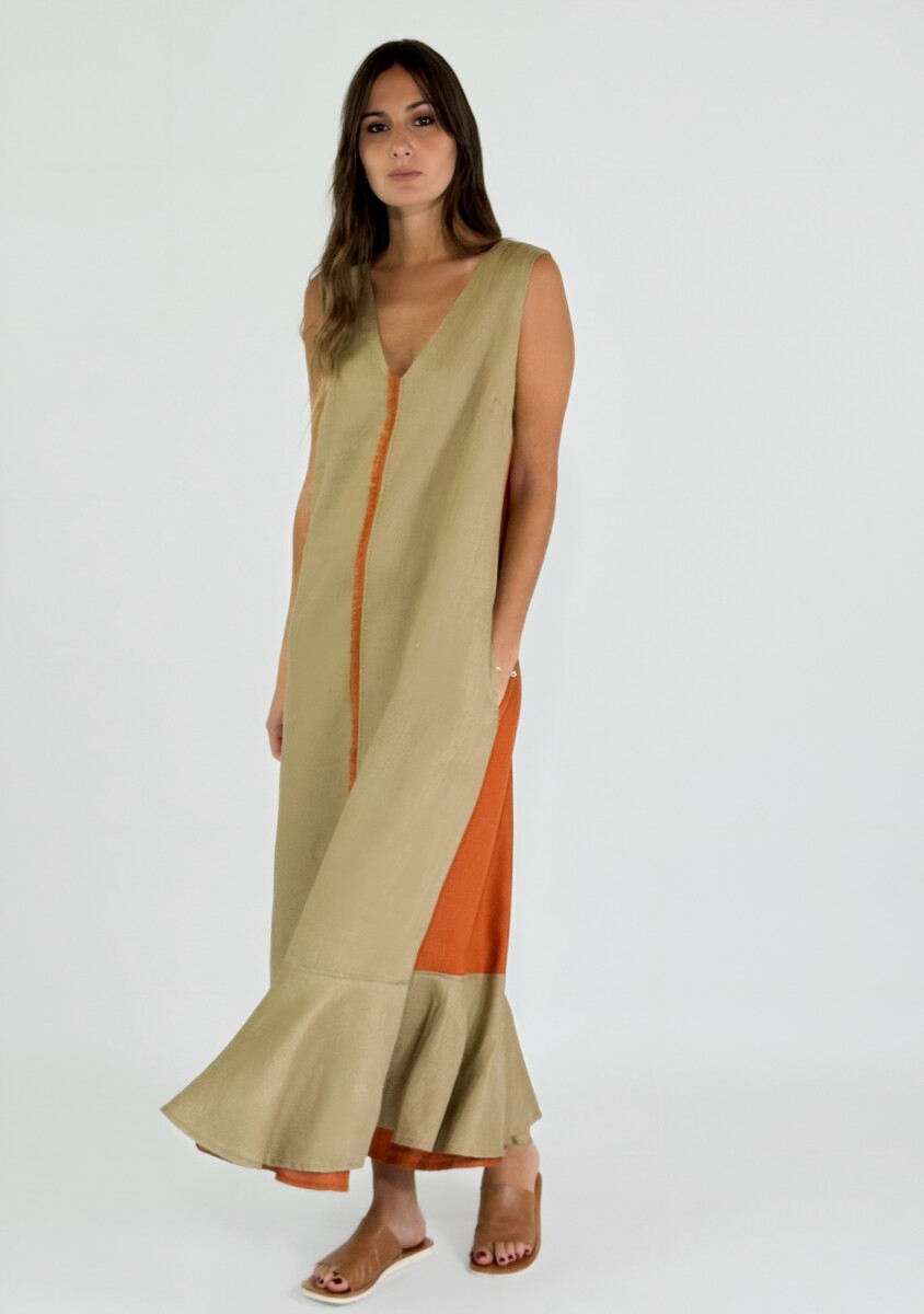 VESTIDO CAMILA - TOSTADO 