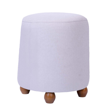 PUFF TELA-Y-MADERA NATURAL-BEIGE NOX NATURAL