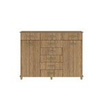CÓMODA CAJONERA - 8 CAJONES 2 PUERTAS MIEL