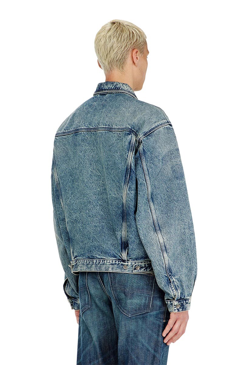Chaqueta Denim Para Unisex D-Denver-S2 Azul Medio