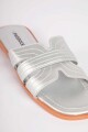 SANDALIA PADDOCK TRAPANI Plateado