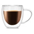 Set x2 Taza Cafe Doble Pared Vidrio 250ml Jarra Aislamiento® Set x2 Taza Cafe Doble Pared Vidrio 250ml Jarra Aislamiento®