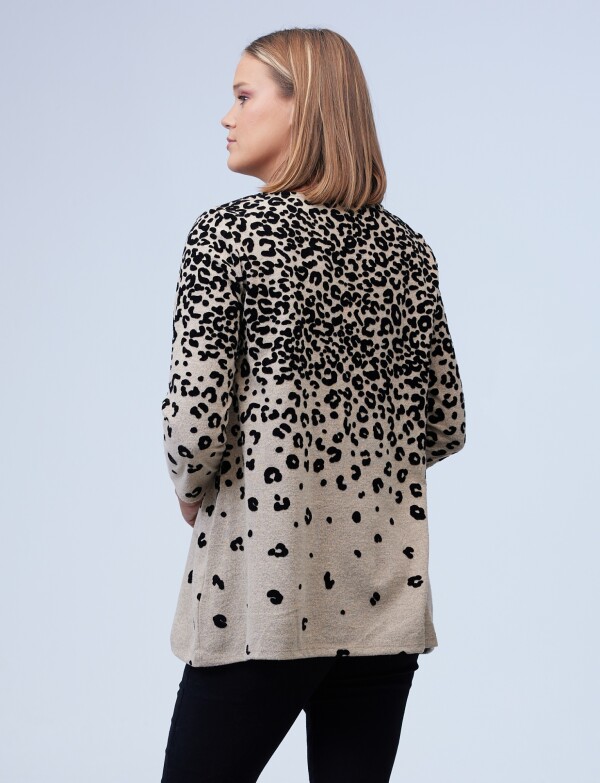 Buzo Animal Print BEIGE/MULTI