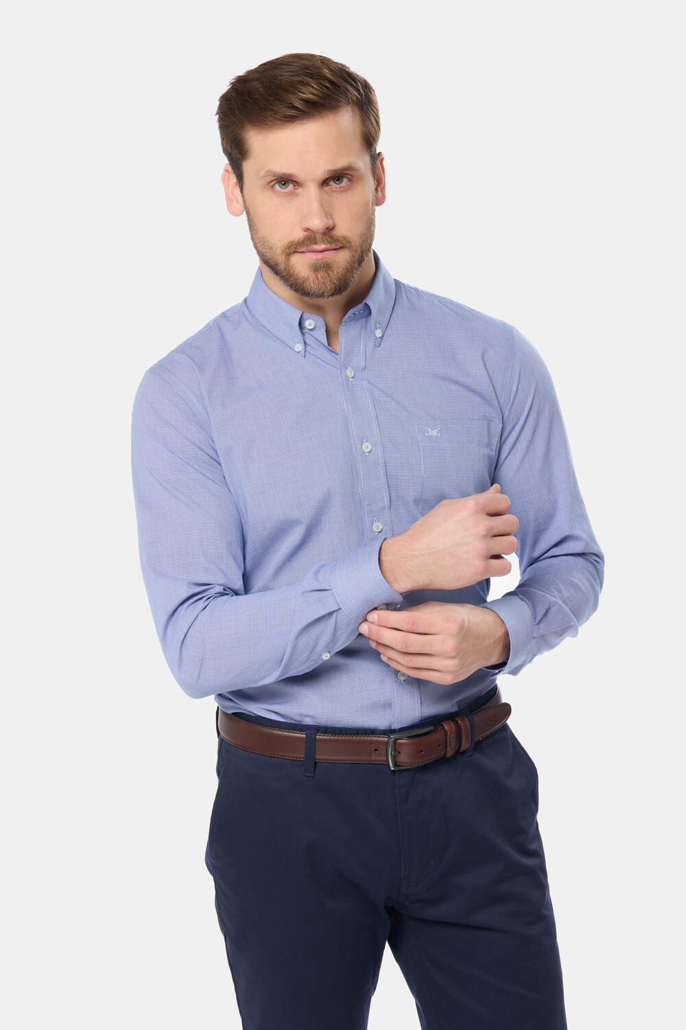 CAMISA CUADROS Celazul