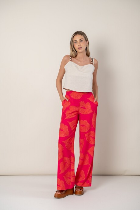 PANTALON KISS FUCSIA