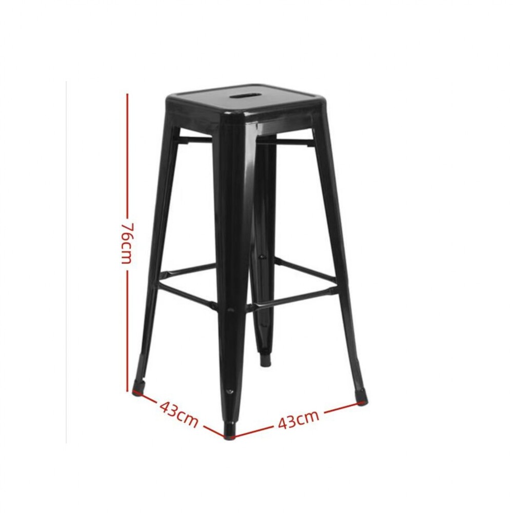 Taburete - Tolix Negro