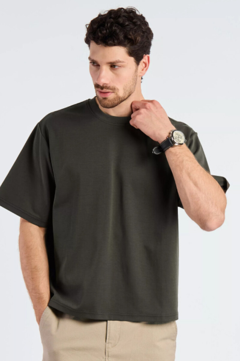 Camiseta Briatore Verde Musgo