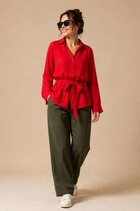 CAMISA VIRGINIA Rojo