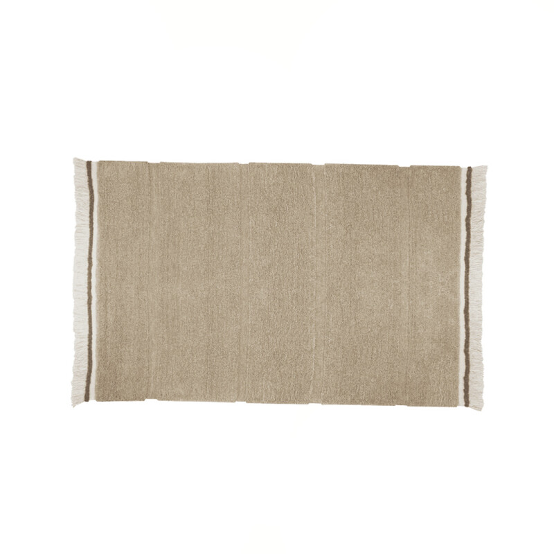 Alfombra lavable de lana Steppe Beige - Caminero