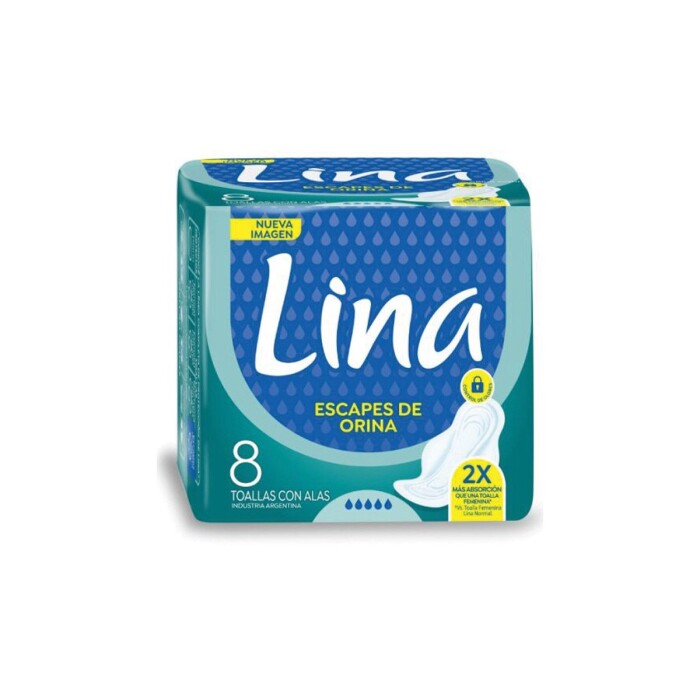 LINA TOALLA INCONTINENCIA NORMAL C/A PAQ única
