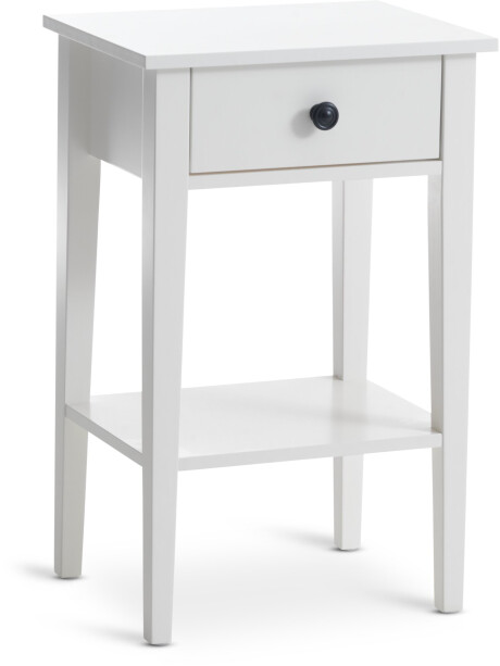Mesa de luz NORDBY 1 cajón 1 estante blanco Mesa de luz NORDBY 1 cajón 1 estante blanco