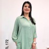 Camisa Da.M/L Lino Larg. Verde Claro