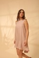 VESTIDO FOLK Rosa Viejo