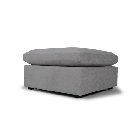 Puff Conecta - Tela Microfibra Gris