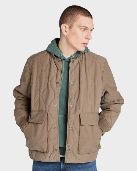 Chaqueta Quilted Hombre Bk0