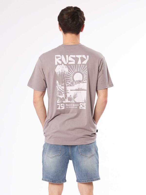 T-SHIRT CAUCA RUSTY Gris