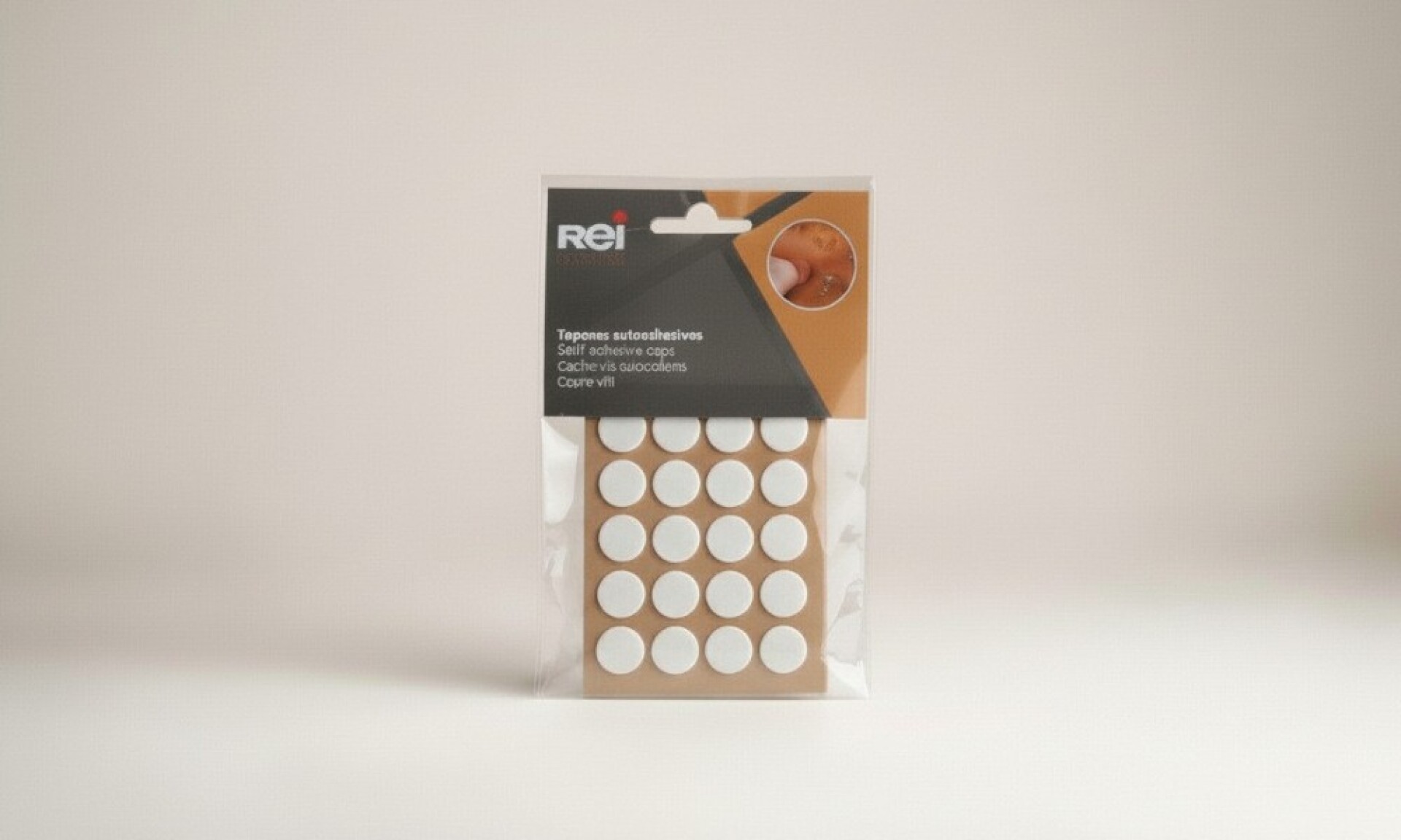 Tapa Tornillo Adhesivo 63.12 Blanca X100 