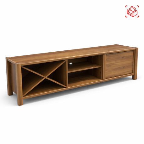 MUEBLE PARA TV MADERA MARRON TOLEDO CARAMELO