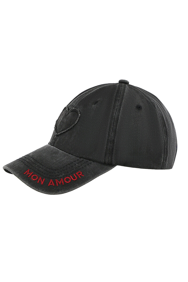 Gorra Oreiro con corazon negro